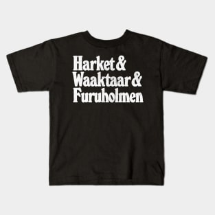 A-ha Names List Fan Design Kids T-Shirt